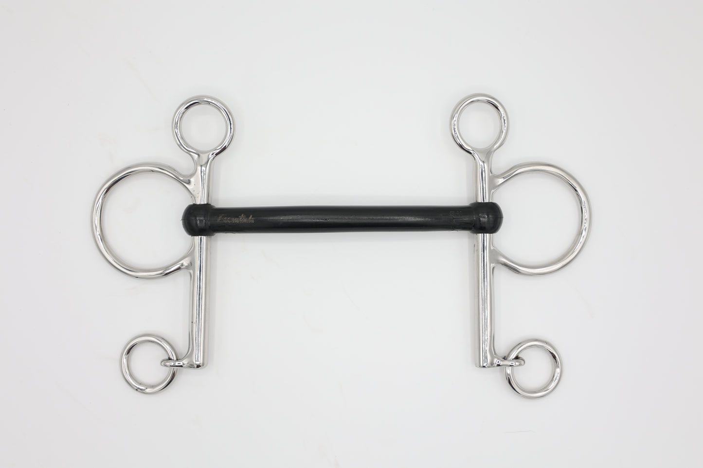 Essentials Rubber Mullen Mouth Pelham Bit