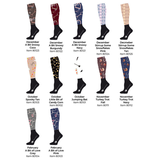Snazzy Seasonal Ladies Socks